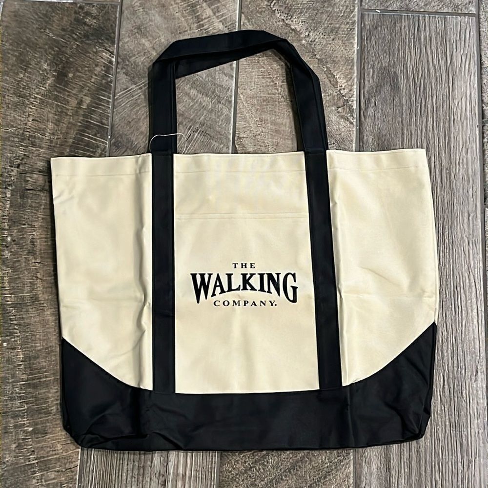 NWT The Walking Company canvas reusable tote
